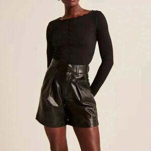 Abercrombie & Fitch Black Women's Shorts
